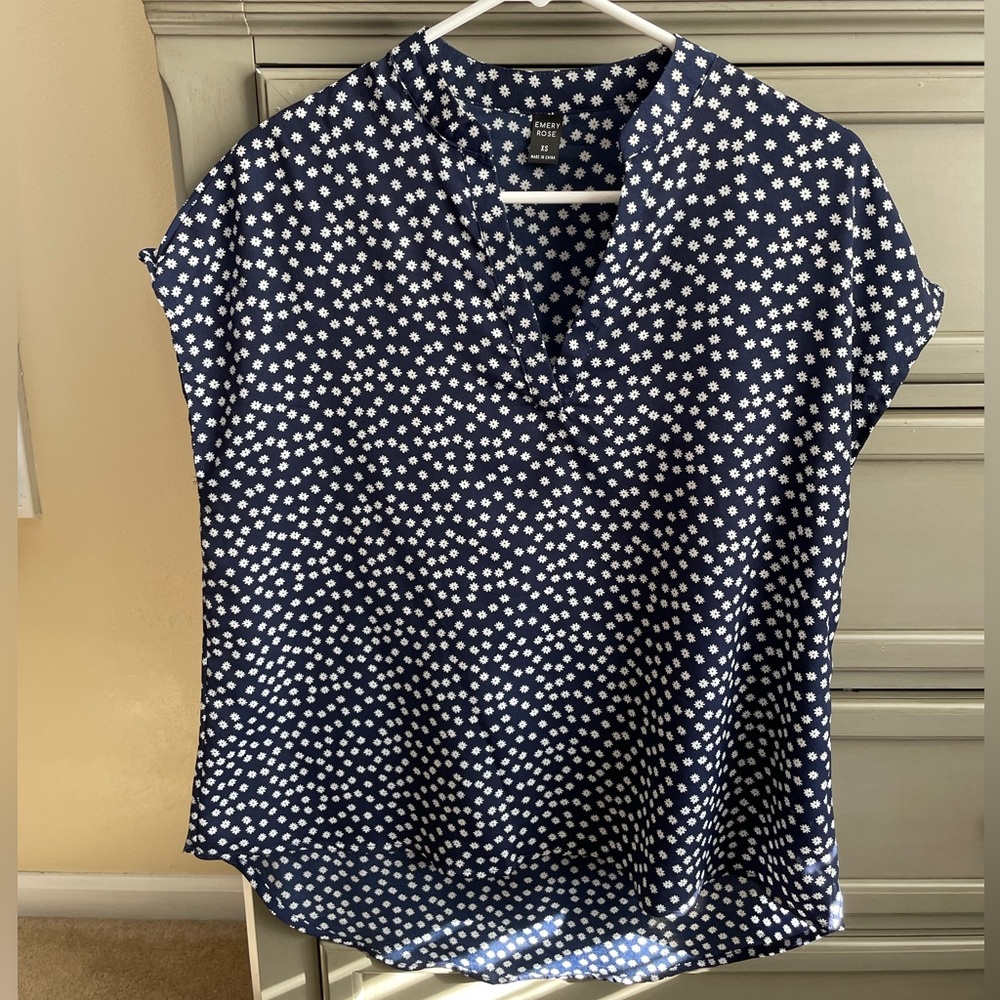 Floral Emery Rose Top